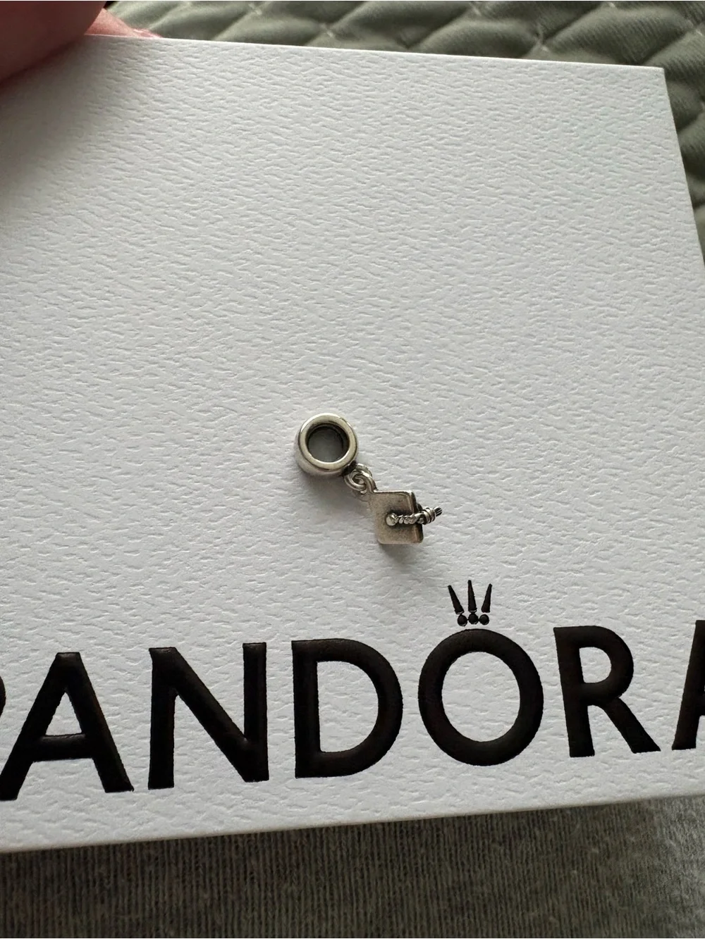 Pandora Silver Graduated Cap Dangle Charm